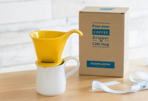 ZERO JAPAN - Bee House Pour Over Coffee Dripper - Ceramic Coffee Maker with Elegant Peek Hole, Drip Cone Brewer Coffee Gifts, Brewing Accessories - Tomato, Standar Size