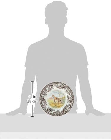Spode – Woodland – Dinner Plate – Red Fox - Brown/White