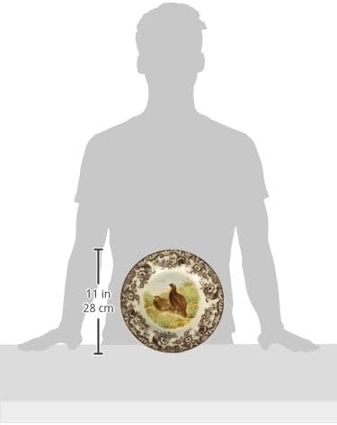 Spode – Woodland – Dinner Plate – Red Grouse - Brown/White