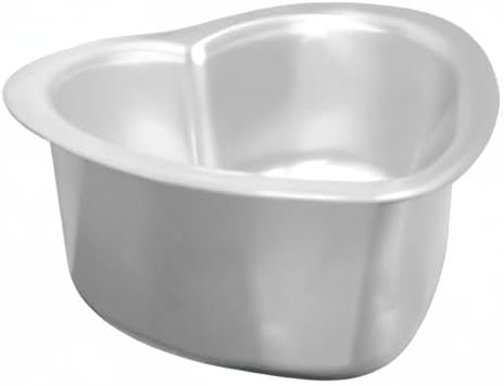 kefyixc Heart Shaped Cake Pan - 6x3 Inch Aluminum Cake Tin for Weddings, Parties, and Family Occasions Make cake pans for 1-2 servings, heart-shaped small cake pan