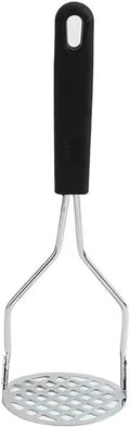 Cawein Potato masher with non-slip handle, stainless steel masher masher kitchen tool for potatoes, sweet potatoes, beans, vegetables, fruits, baby food, avocados and more