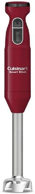 Cuisinart Smart Stick Two-Speed Corded Hand Blender, Powerful Immersion Blender with 300-Watt Motor Blends Shakes, Smoothies, Puree, Baby Food, Soups & Sauces, CSB-175RP1, Red