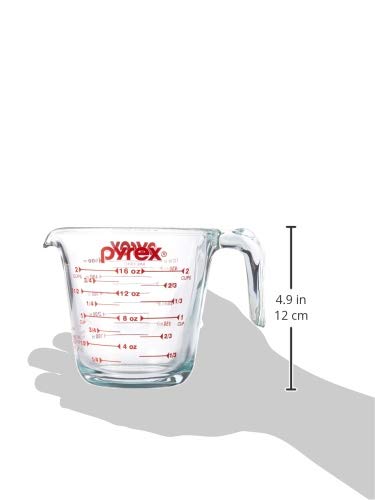 Pyrex -2 Prepware 2 Glass Measuring Cup