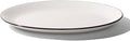 Made In Cookware - Serving Platter - White With Black Rim - Porcelain England