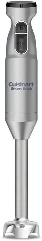 Cuisinart Smart Stick Two-Speed Corded Hand Blender, Powerful Immersion Blender with 300-Watt Motor Blends Shakes, Smoothies, Puree, Baby Food, Soups & Sauces, CSB-175SVP1, Silver