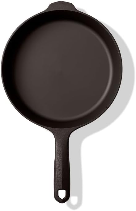 Field Company No.6 Small Cast Iron Skillet – 8.38-Inch Pre-Seasoned Pan for 1–2 Servings, Lighter & Smooth, Made in USA