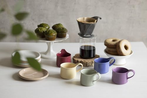 ZERO JAPAN - Bee House Pour Over Coffee Dripper - Ceramic Coffee Maker with Elegant Peek Hole, Drip Cone Brewer Coffee Gifts, Brewing Accessories - Tomato, Standar Size