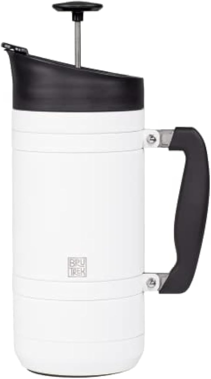 BruTrek by Planetary Design | BaseCamp French Press | 48 fl.oz - White