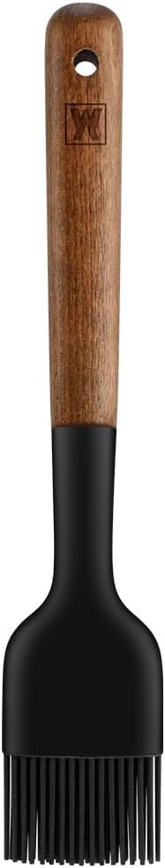 WAGENSTEIGER Silicone Cooking Brush with Wooden Handle: Pastry Brush, For Glazing Pastries and Basting Meats, Heat Resistant Cookware, Gentle Head & Bristle Design, BPA Free, Non-slip Grip