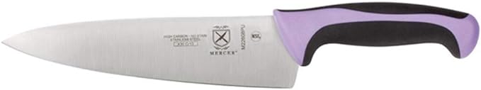 Mercer Culinary Millennia Color Handle Cutlery 8" Chef's Knife Purple