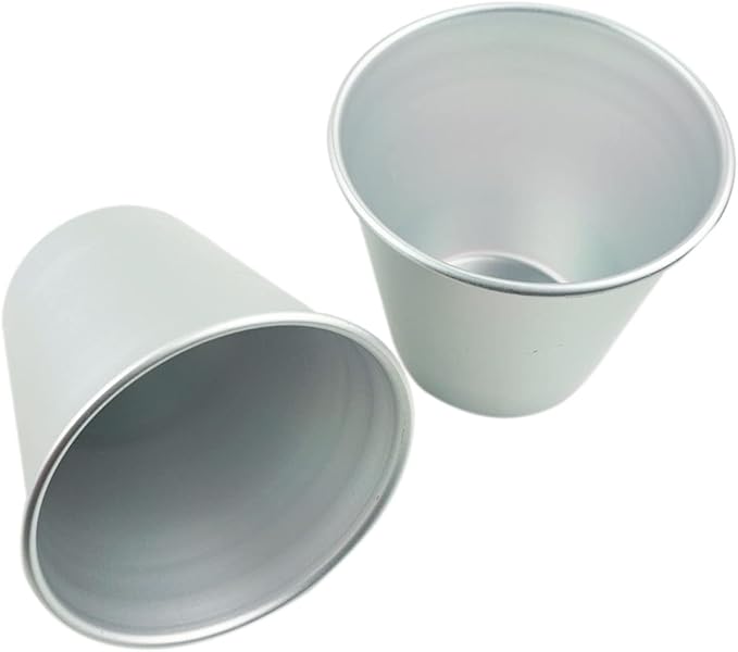 Proshopping 6 Packs Popover Pan, Aluminium Pudding Cup, Large Muffin Mold
