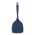 ESSBES Extra Large Silicone Turner - 600F Heat Resistant Nonstick Flexible Kitchen Spatula, BPA Free Dishwasher Safe Utensils, Nonslip Grips One Piece Cookware Suitable for Cooking Baking (Blue)