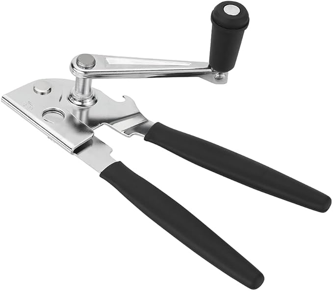 Manual Can Opener,Heavy Duty Easy Ergonomic Crank for Seniors & Arthritis