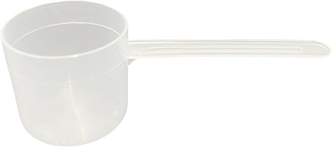 Supplement and Supply 67 mL (67 CC | 2.27 Oz.) Long Handle Plastic Measuring Scoop for Coffee, Protein Powder, Pet Food, Spices, Grains, Dry Goods – Food-Grade BPA-Free (Pack of 5)