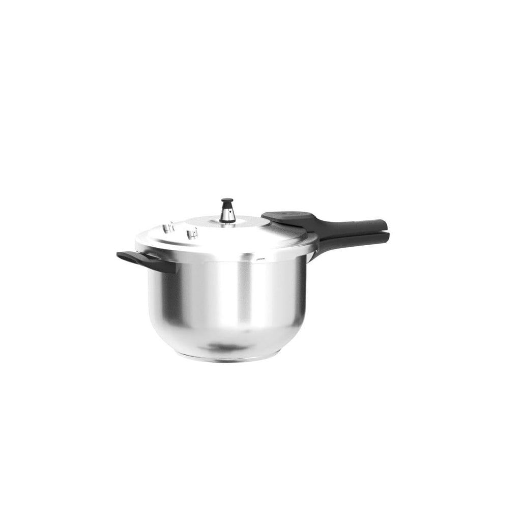 WantJoin Stainless Steel Pressure Cooker(Non-Aluminum),10 Quart Induction Compatible Pressure Cooker with Spring Valve Safeguard Devices,Compatible with Gas & Induction Cooker