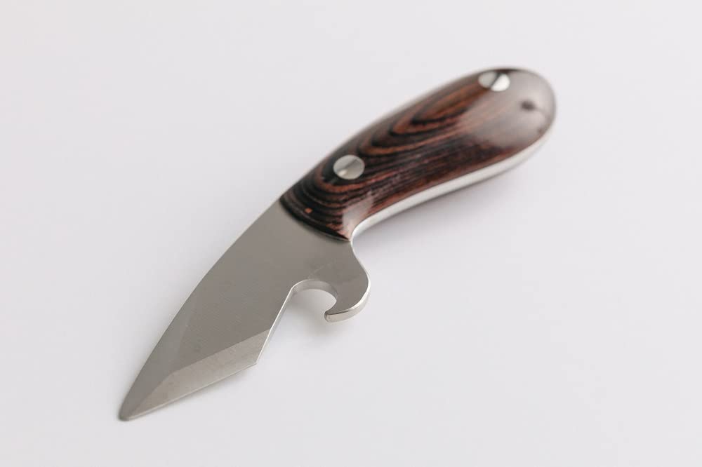 Middleton Made Knives Brew Shucker Oyster Knife with Bottle Opener, Walnut