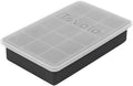 Tovolo Silicone Ice Cube Tray with Lid for Freezer Charcoal Gray, Dishwasher Safe BPA Free Silicone Ice Cube Mold Tray with Cover, Easy Release 1 Inch Ice Cube for Coffee Cocktails Bourbon Whiskey