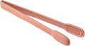 Carrotez Silicone Kitchen Tongs, Non-Scratch Serving Tongs, Coral Pink