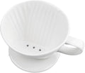 NBYHZLS Ceramic Pour Over Coffee Dripper, V-Shaped Coffee Filter Cone