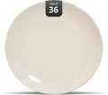 IRESTAURANT PLUS Stoneware Coupe Commercial Grade Dinnerware, Ivory(America White) Plate 6.5", Case of 36