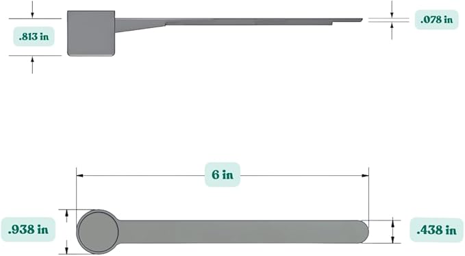 Supplement and Supply 6.5 mL (6.5 CC) Long Handle Plastic Measuring Spoon for Coffee, Protein Powder, Pet Food, Spices, Grains, Dry Goods – Food-Grade BPA-Free (Pack of 10)