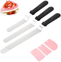 Offset Icing Spatula Set, Stainless Steel Cake Decorating Tools