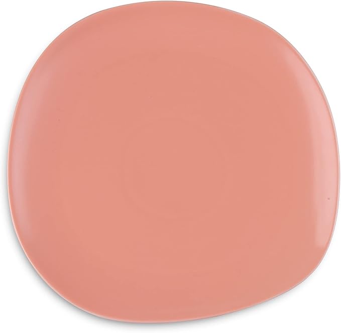 Stone Lain Delilah Dinner Plate 6-Piece Dish Set, Porcelain, Peach