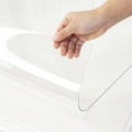 Warmstar Clear Table Cover Protector 36 x 63 Inch,1.5mm Thick Plastic Table Cover Rectangle,PVC Clear Table Protector,Desk Protector Mat for Kitchen, Dresser, Writing Desk，Dining Room Table