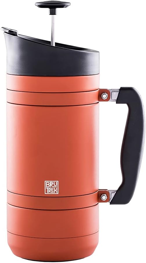 BruTrek by Planetary Design | BaseCamp French Press | 48 fl.oz - RedRock