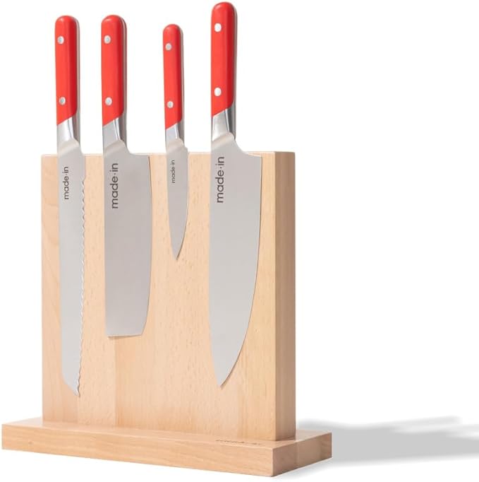 Made In Cookware - Knife Block - Italian Beechwood - Crafted in Italy
