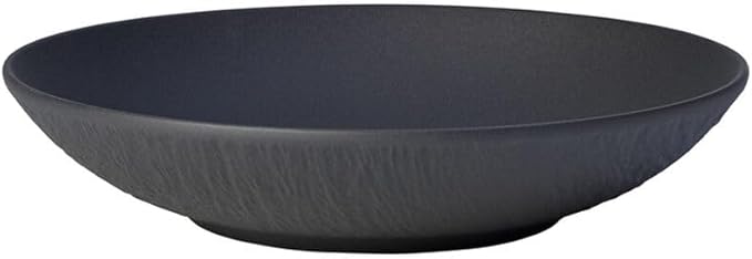 Villeroy & Boch Manufacture Rock 4 Piece Place Setting, Matte Black