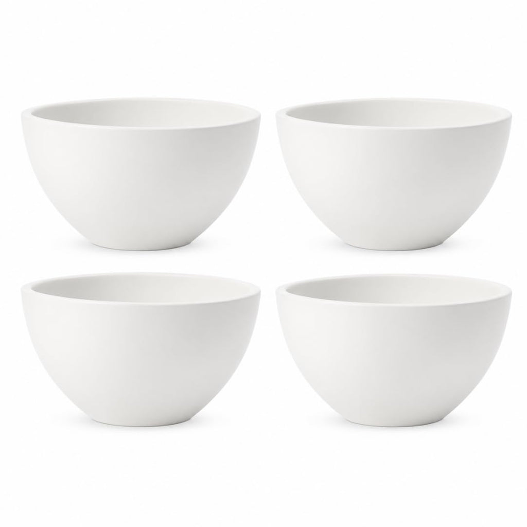 Villeroy & Boch Artesano Original Rice Bowls, Creamy White, Set of 4