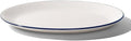 Made In Cookware - Serving Platter - White With Navy Rim - Porcelain - England