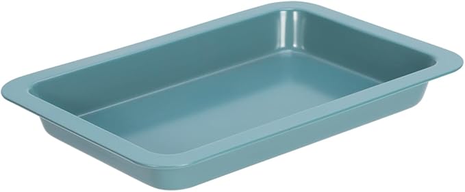 CHEFMADE Baking Pan, 11" Nonstick Lasagna Sheet Pan for Oven (Green)