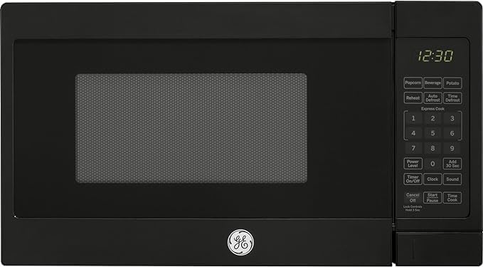 GE Countertop Microwave Oven, 700 Watt, 0.7 Cu. Ft., Black, GCST07N1WBB