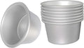 FRIGIIRE Pudding Cups Molds Individual Popover Pan Cupcake Muffin Baking Maker Aluminium 8 Pieces(3.74 x 2 x 2.87 Inch)