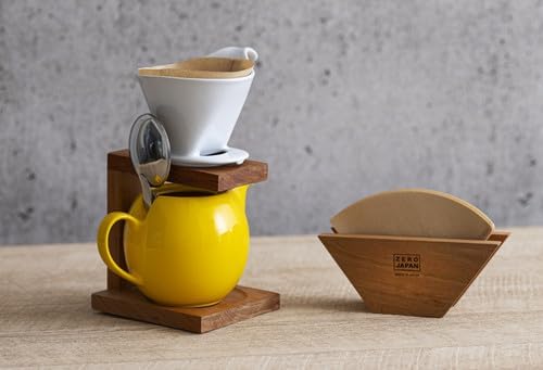 ZERO JAPAN - Bee House Pour Over Coffee Dripper - Ceramic Coffee Maker with Elegant Peek Hole, Drip Cone Brewer Coffee Gifts, Brewing Accessories - Tomato, Standar Size
