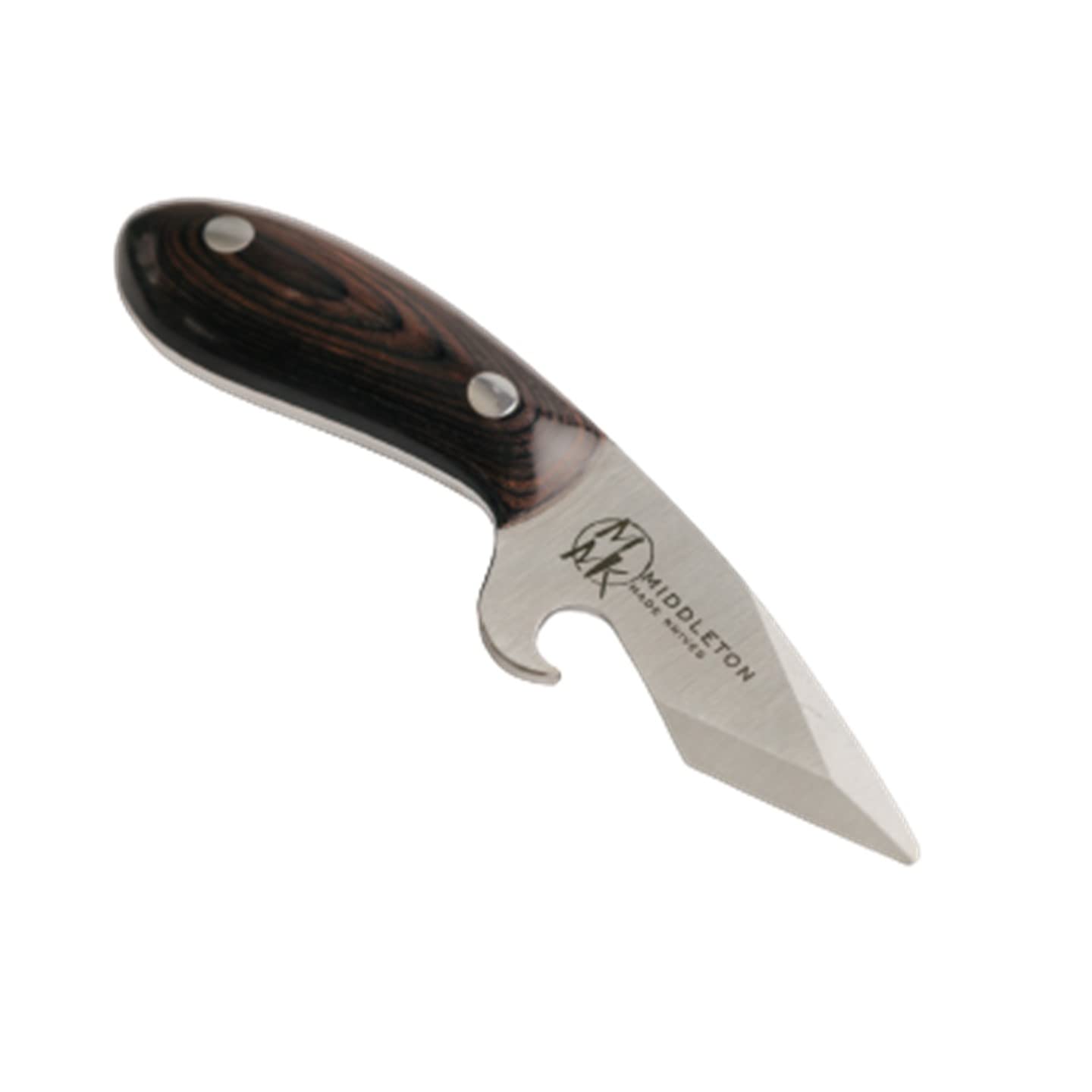 Middleton Made Knives Brew Shucker Oyster Knife with Bottle Opener, Walnut