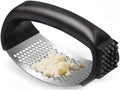 Garlic press Equipped with Soft Ergonomic Handle, black
