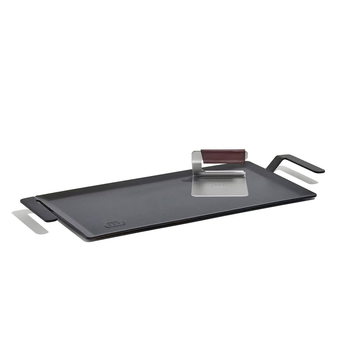 Made In Cookware - Carbon Steel Griddle + Grill Press - Professional Cookware - Crafted in Sweden - Induction Compatible