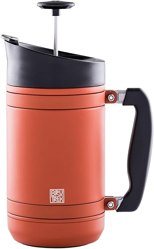 BruTrek by Planetary Design | BaseCamp French Press | 32 fl.oz - Red Rock