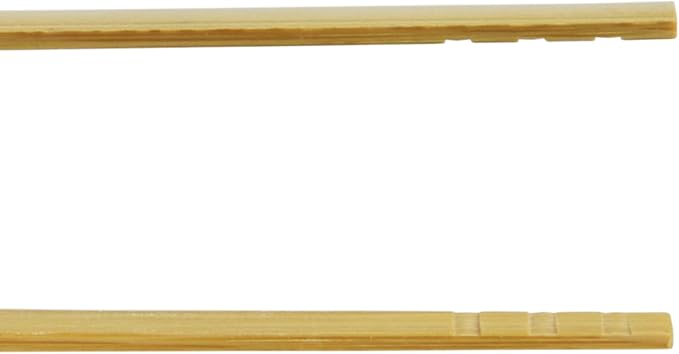 Morikuru Mini Bent Bamboo Tongs, 3.93-Inch (100mm), Small Serving Tongs for Condiments & Pickles, Tabletop Utensils, Made in Japan