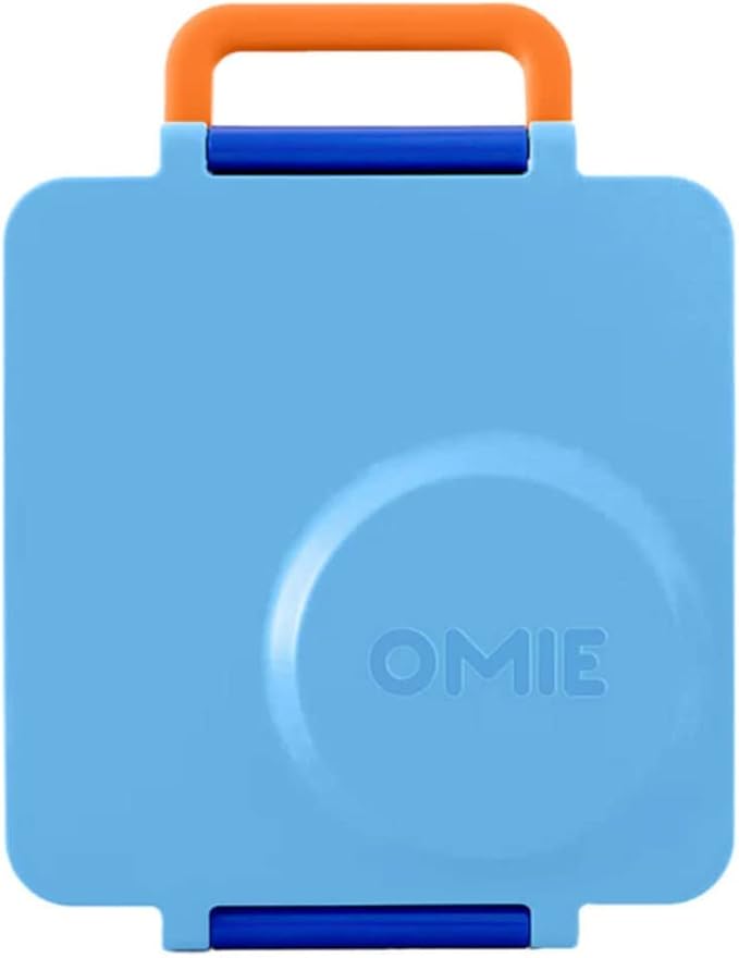 Omie OmieBox Kids Insulated Leakproof Bento Lunch Box with Food Jar (Blue Sky)