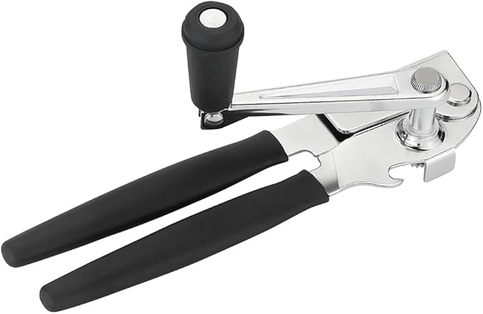 Manual Can Opener,Heavy Duty Easy Ergonomic Crank for Seniors & Arthritis