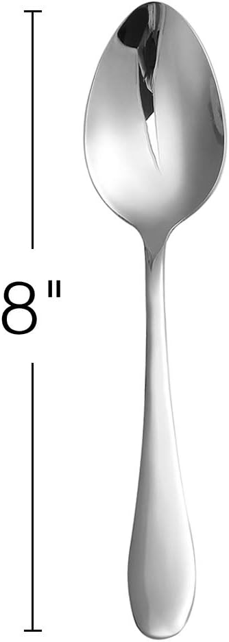 Eslite 12-Piece Tablespoons,Stainless Steel Extra-Large Dinner Spoons Set,7.8-Inches