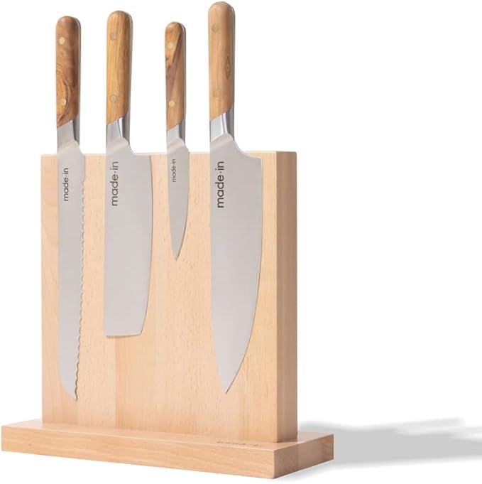Made In Cookware - Knife Block - Italian Beechwood - Crafted in Italy