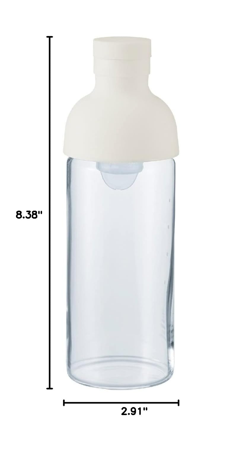 Hario Cold Brew Tea Wine Bottle, 300ml, White