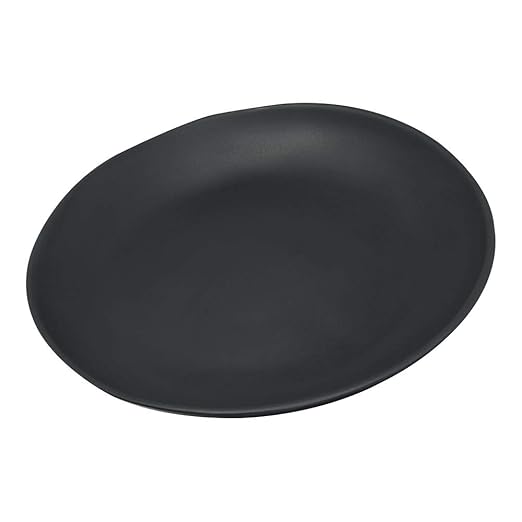 Carlisle FoodService Products Ridge Reusable Plastic Plate Dinner Plate for Home and Restaurant, Melamine, 10.5 Inches