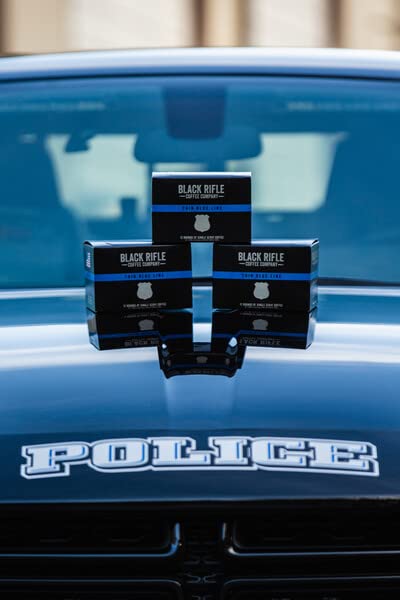 Black Rifle Coffee Medium Roast K Cup Coffee Thin Blue Line 12 Count