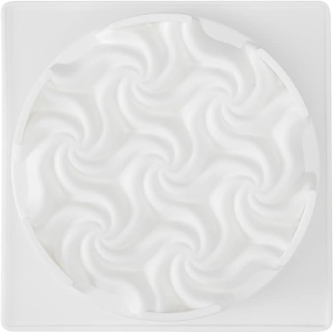 Pastry Tek 6.8 Inch Swirl Cake Pan, 1 Oven-Ready Silicone Bundt Cake Pan - Flexible, Freezable, White Silicone Small Cake Mold, Easy Release, For Baking Desserts - Restaurantware